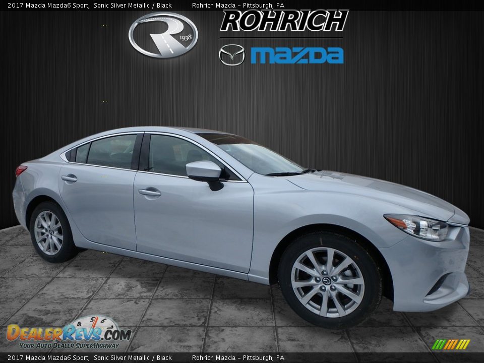 2017 Mazda Mazda6 Sport Sonic Silver Metallic / Black Photo #1