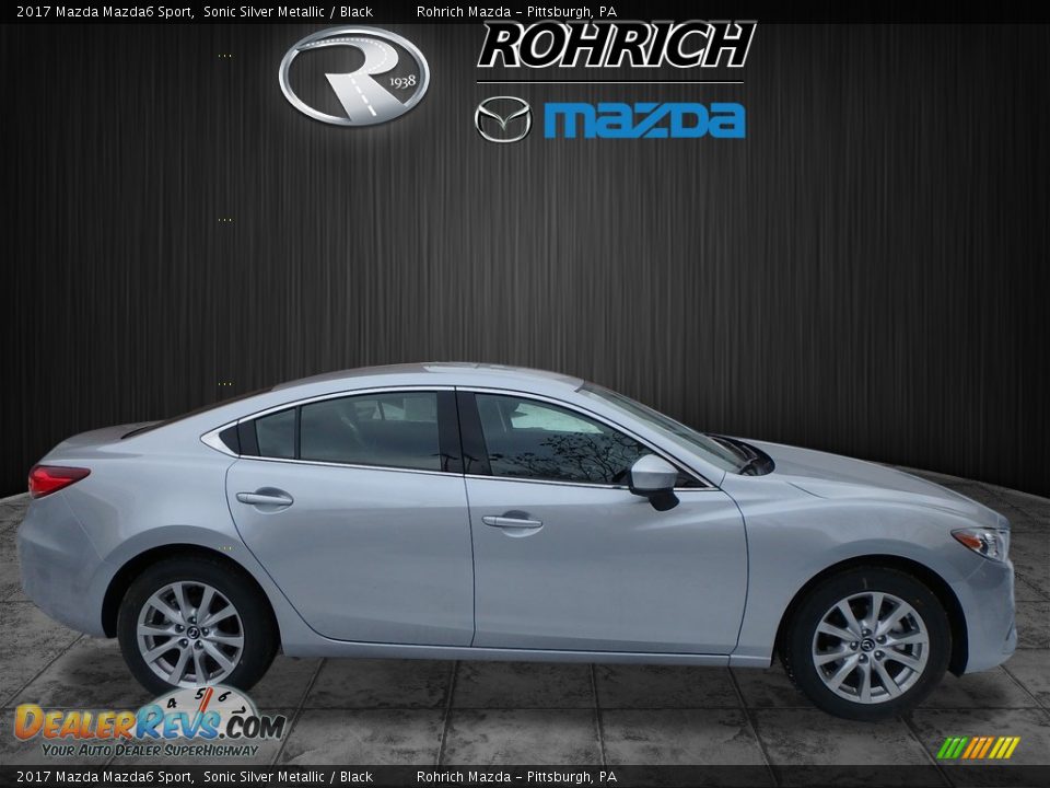 2017 Mazda Mazda6 Sport Sonic Silver Metallic / Black Photo #2