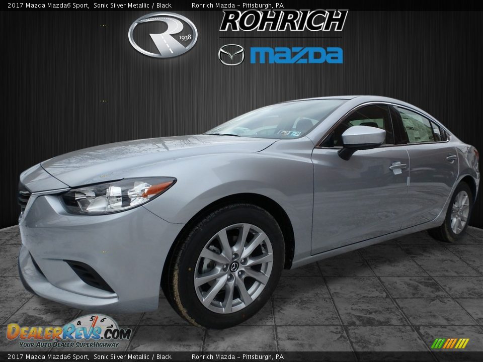2017 Mazda Mazda6 Sport Sonic Silver Metallic / Black Photo #4