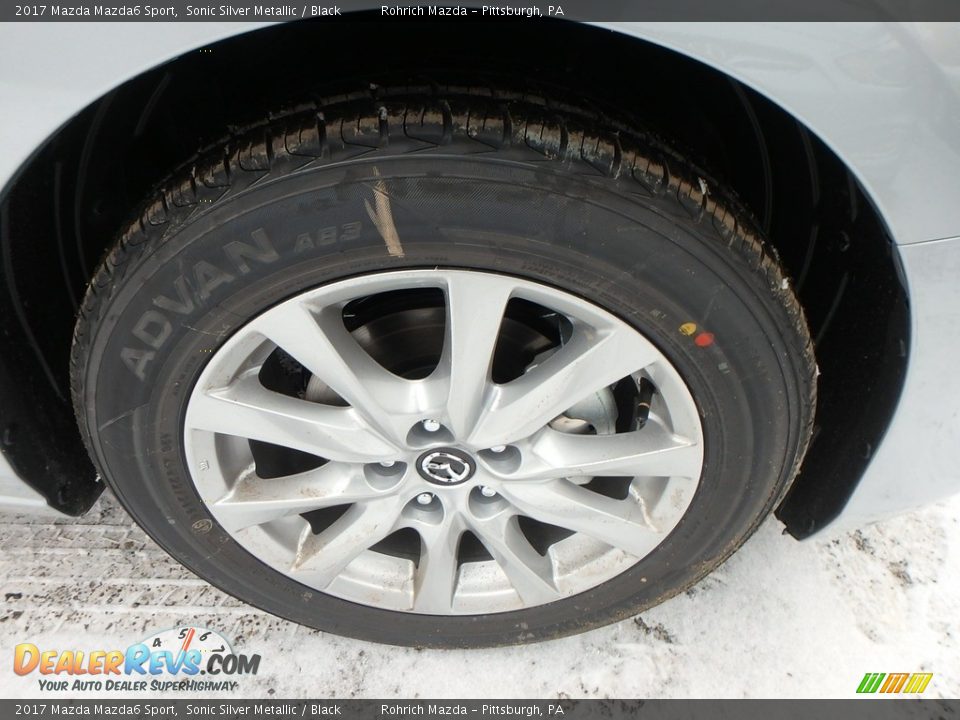 2017 Mazda Mazda6 Sport Sonic Silver Metallic / Black Photo #5