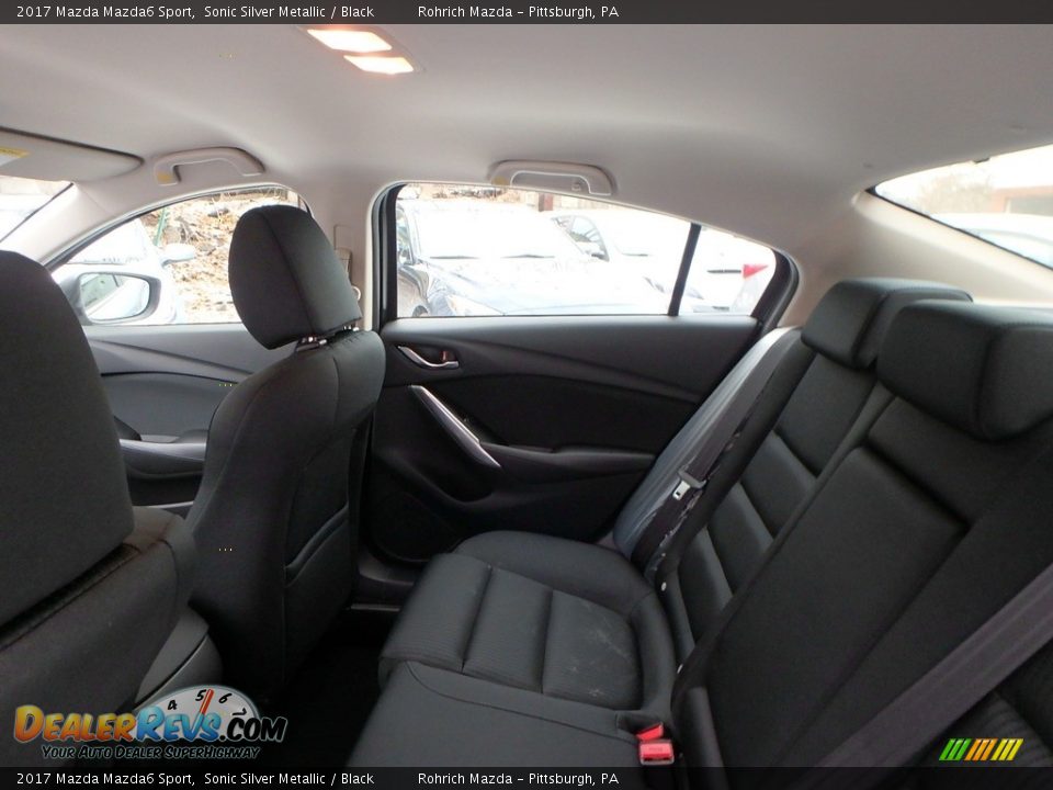 2017 Mazda Mazda6 Sport Sonic Silver Metallic / Black Photo #7