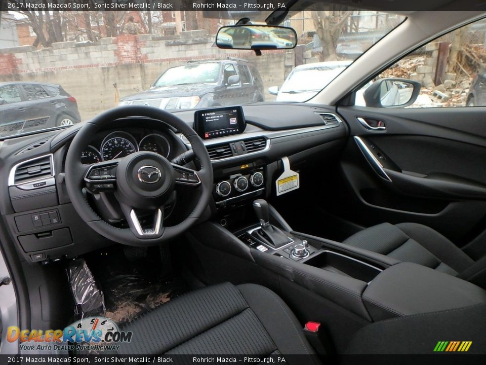 2017 Mazda Mazda6 Sport Sonic Silver Metallic / Black Photo #8