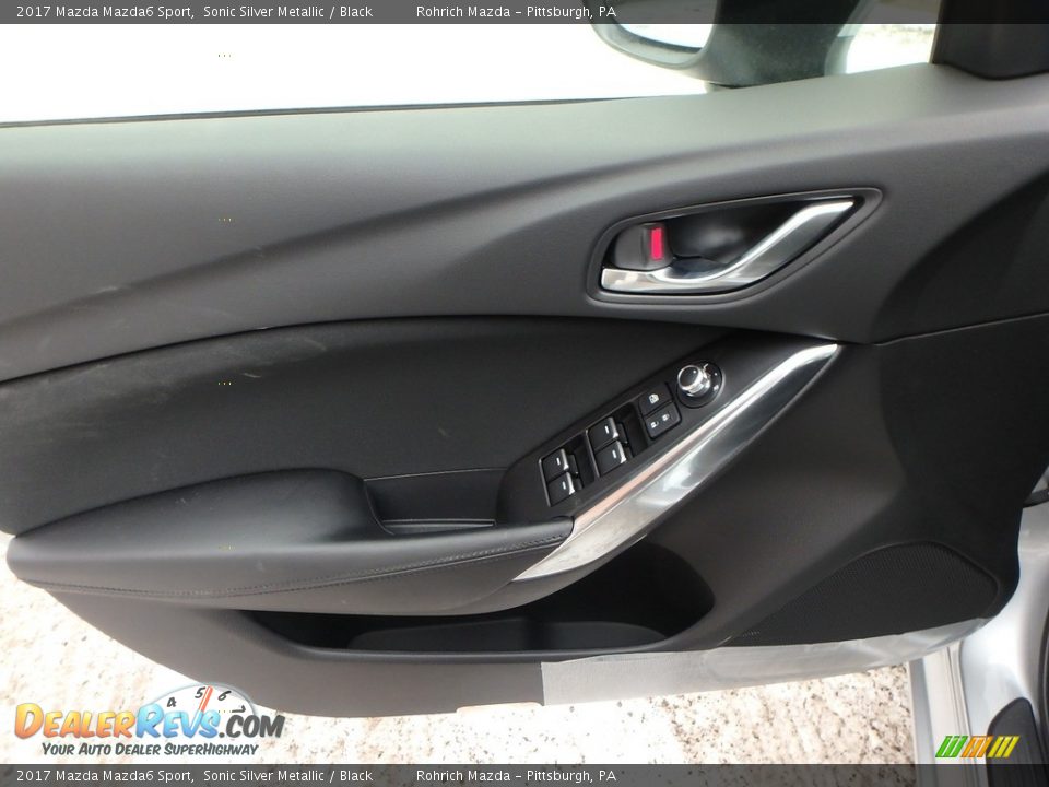 2017 Mazda Mazda6 Sport Sonic Silver Metallic / Black Photo #9