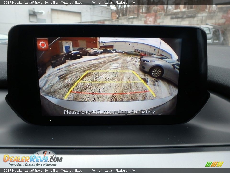 2017 Mazda Mazda6 Sport Sonic Silver Metallic / Black Photo #14