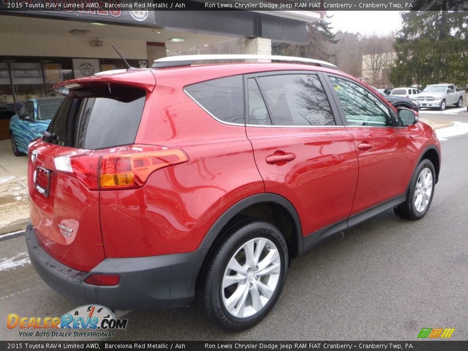 2015 Toyota RAV4 Limited AWD Barcelona Red Metallic / Ash Photo #2