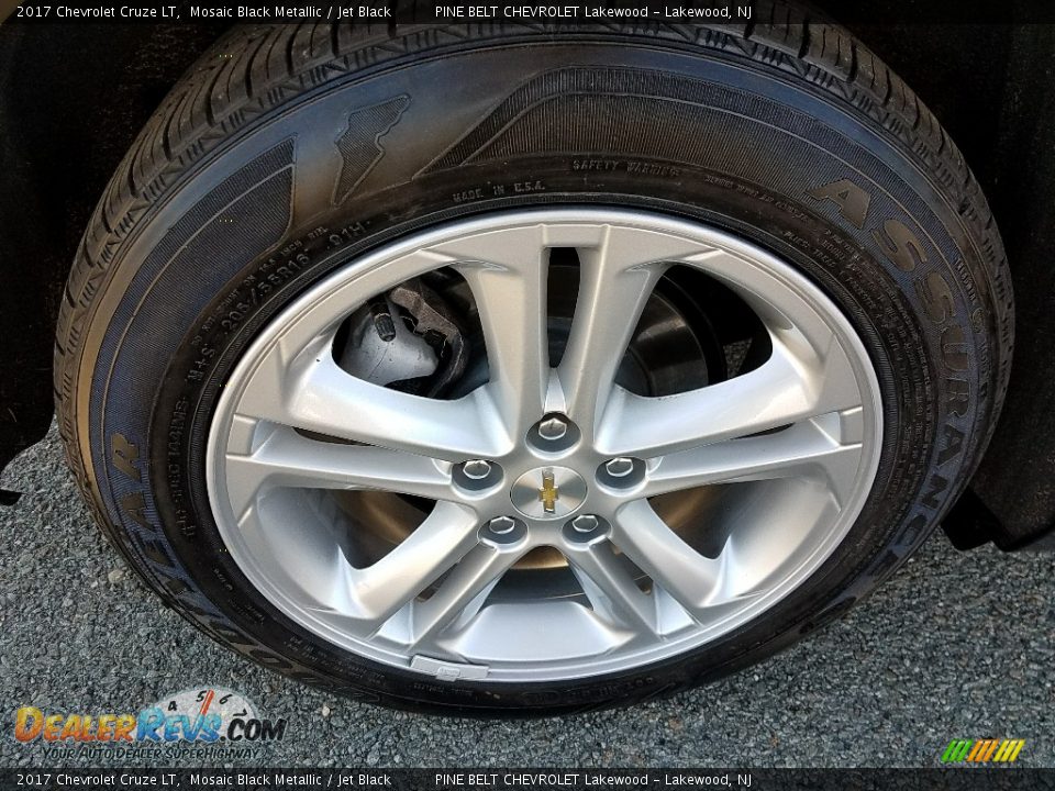 2017 Chevrolet Cruze LT Mosaic Black Metallic / Jet Black Photo #9