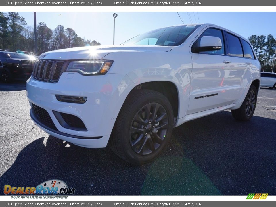 2018 Jeep Grand Cherokee Overland Bright White / Black Photo #3