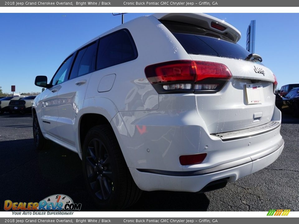 2018 Jeep Grand Cherokee Overland Bright White / Black Photo #5