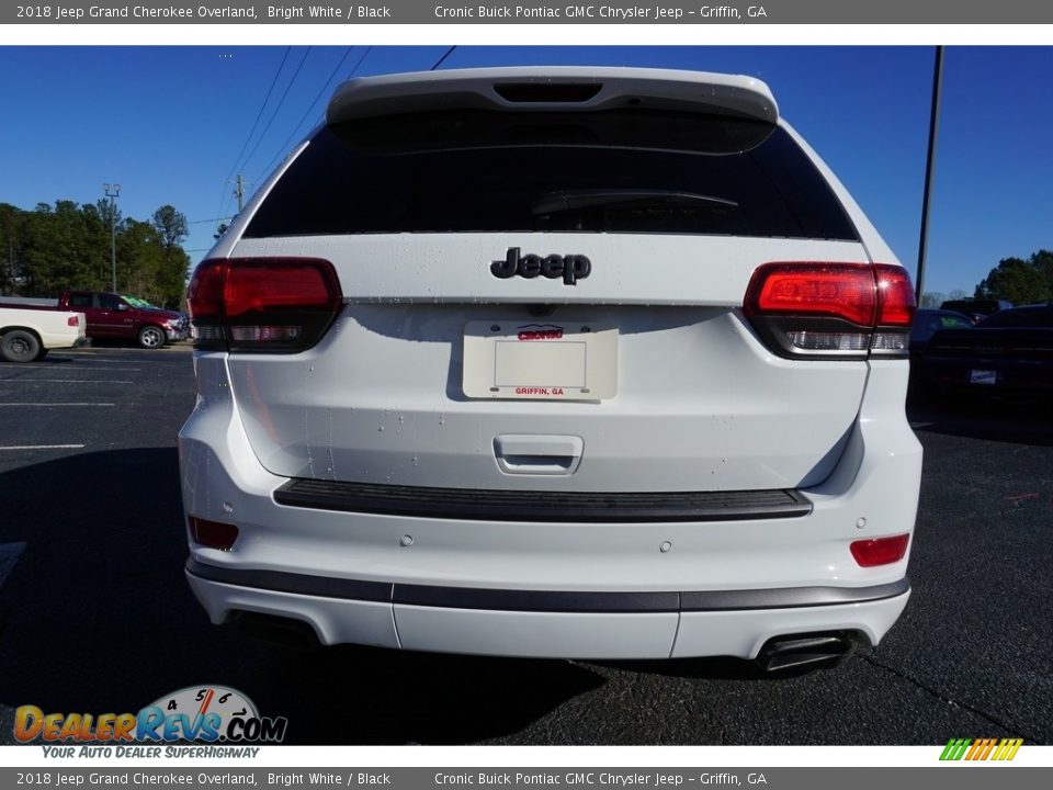 2018 Jeep Grand Cherokee Overland Bright White / Black Photo #6