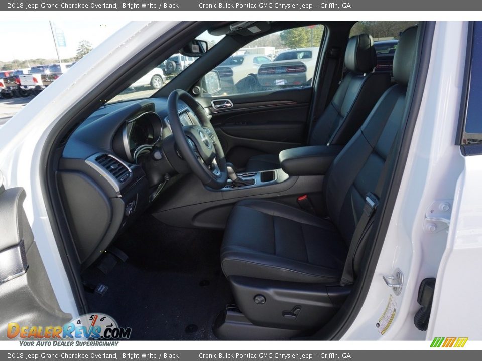2018 Jeep Grand Cherokee Overland Bright White / Black Photo #8