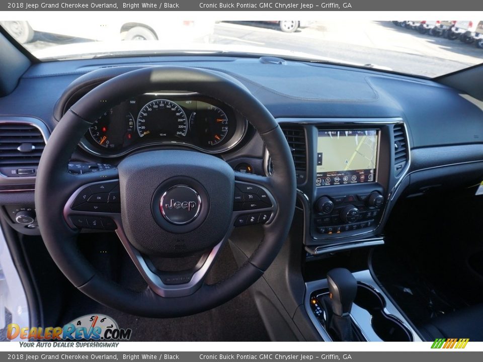 2018 Jeep Grand Cherokee Overland Bright White / Black Photo #10