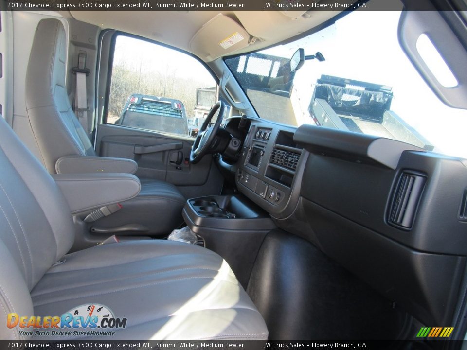 2017 Chevrolet Express 3500 Cargo Extended WT Summit White / Medium Pewter Photo #22