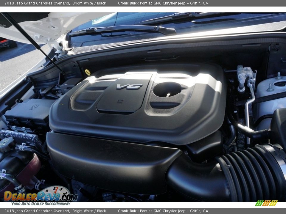 2018 Jeep Grand Cherokee Overland Bright White / Black Photo #12