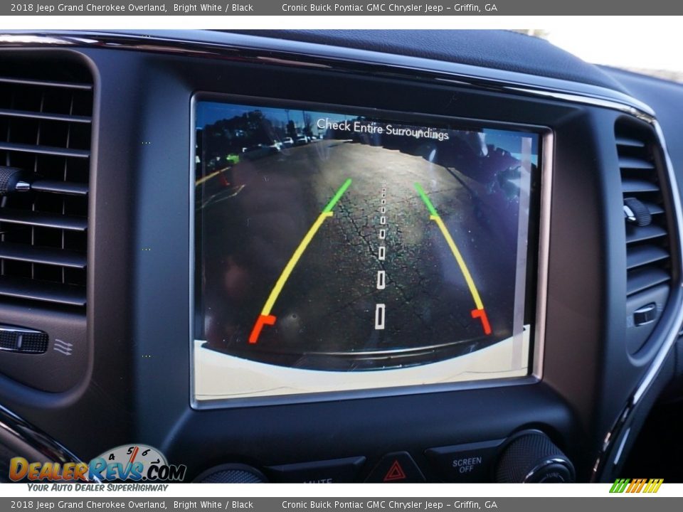 2018 Jeep Grand Cherokee Overland Bright White / Black Photo #14