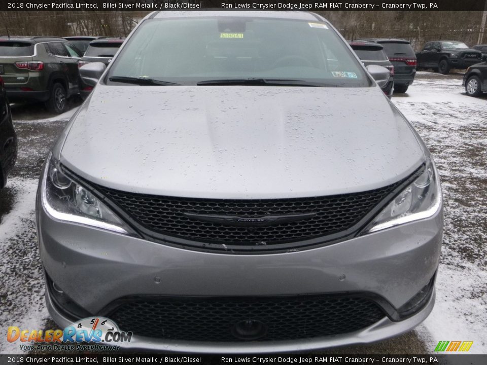 2018 Chrysler Pacifica Limited Billet Silver Metallic / Black/Diesel Photo #7