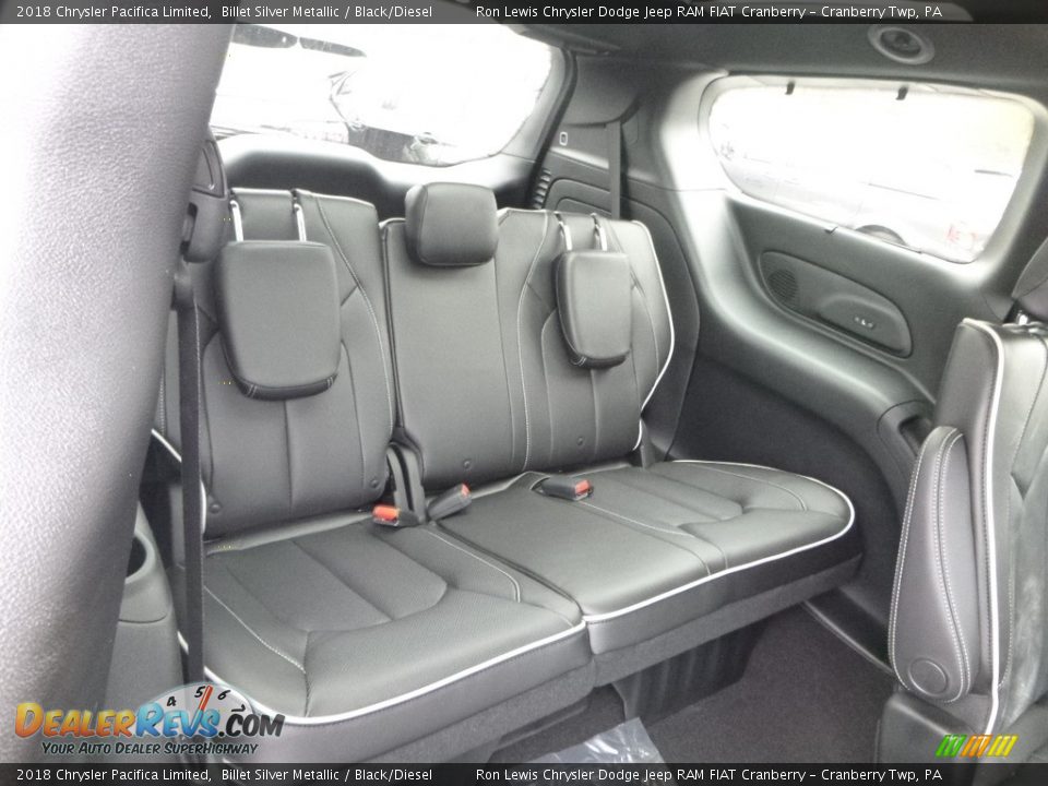 2018 Chrysler Pacifica Limited Billet Silver Metallic / Black/Diesel Photo #12