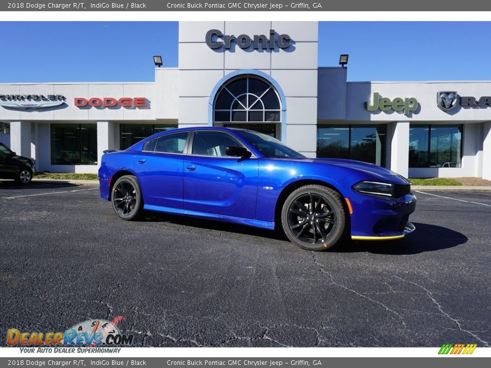2018 Dodge Charger R/T IndiGo Blue / Black Photo #1