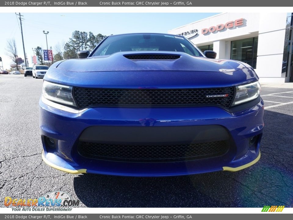 2018 Dodge Charger R/T IndiGo Blue / Black Photo #2