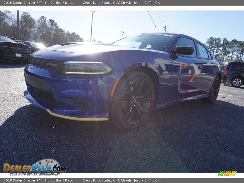 2018 Dodge Charger R/T IndiGo Blue / Black Photo #3