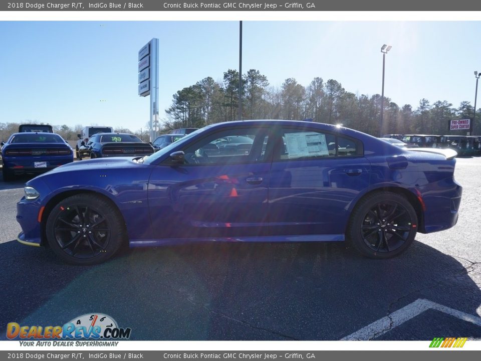 2018 Dodge Charger R/T IndiGo Blue / Black Photo #4