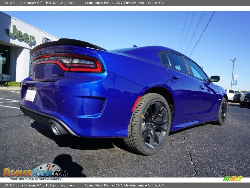2018 Dodge Charger R/T IndiGo Blue / Black Photo #7