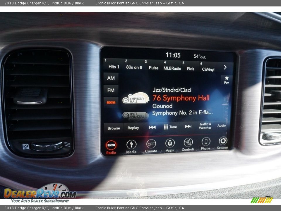 2018 Dodge Charger R/T IndiGo Blue / Black Photo #13