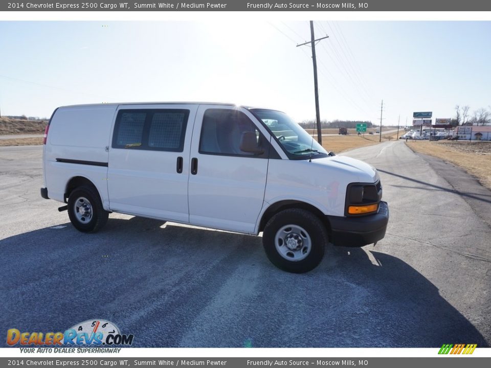 2014 Chevrolet Express 2500 Cargo WT Summit White / Medium Pewter Photo #6