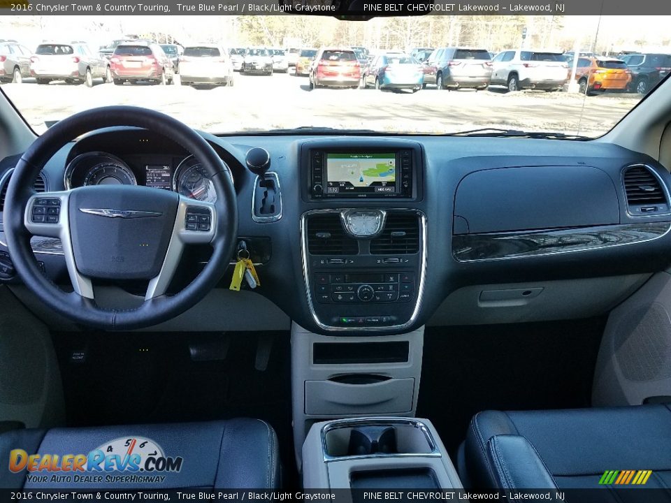 2016 Chrysler Town & Country Touring True Blue Pearl / Black/Light Graystone Photo #23