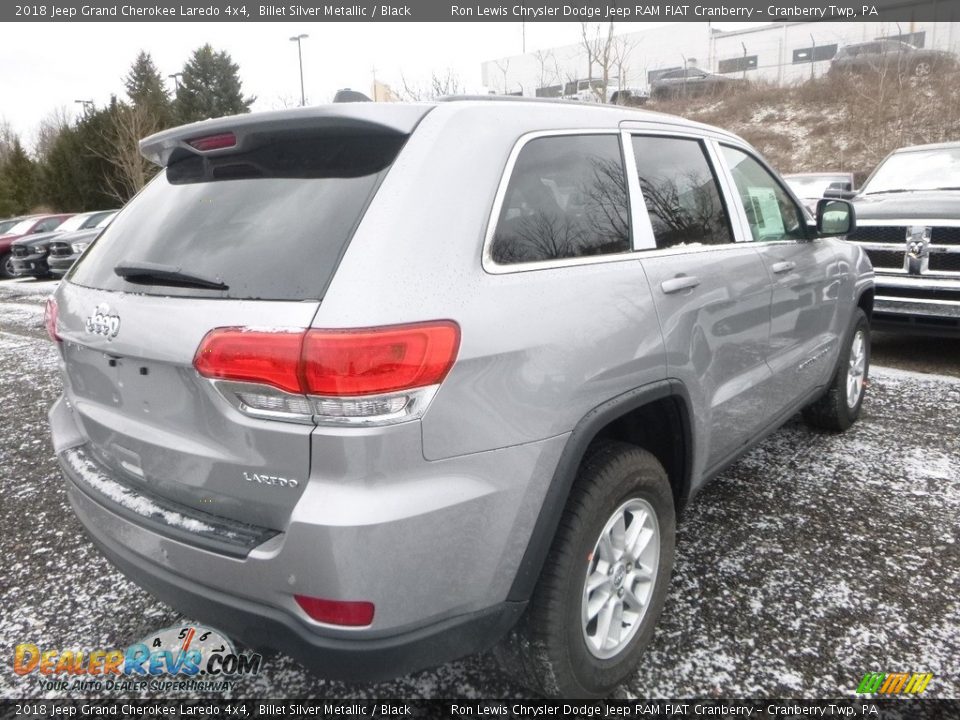 2018 Jeep Grand Cherokee Laredo 4x4 Billet Silver Metallic / Black Photo #5