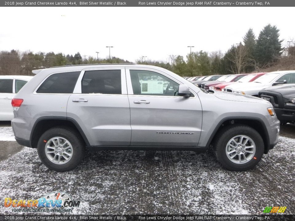 2018 Jeep Grand Cherokee Laredo 4x4 Billet Silver Metallic / Black Photo #6
