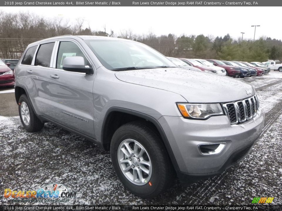 2018 Jeep Grand Cherokee Laredo 4x4 Billet Silver Metallic / Black Photo #7