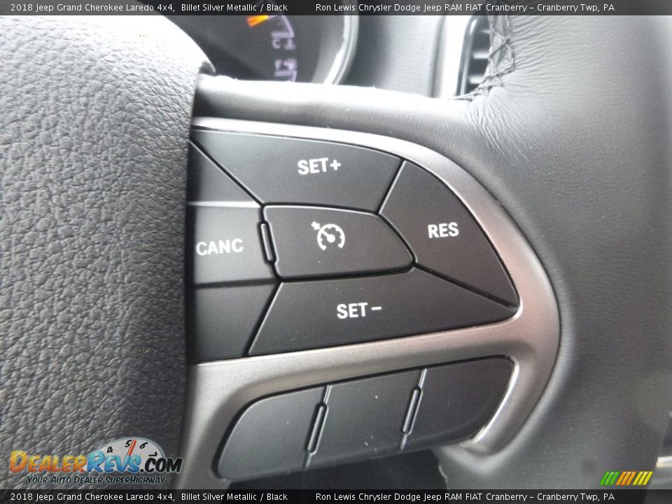 2018 Jeep Grand Cherokee Laredo 4x4 Billet Silver Metallic / Black Photo #17