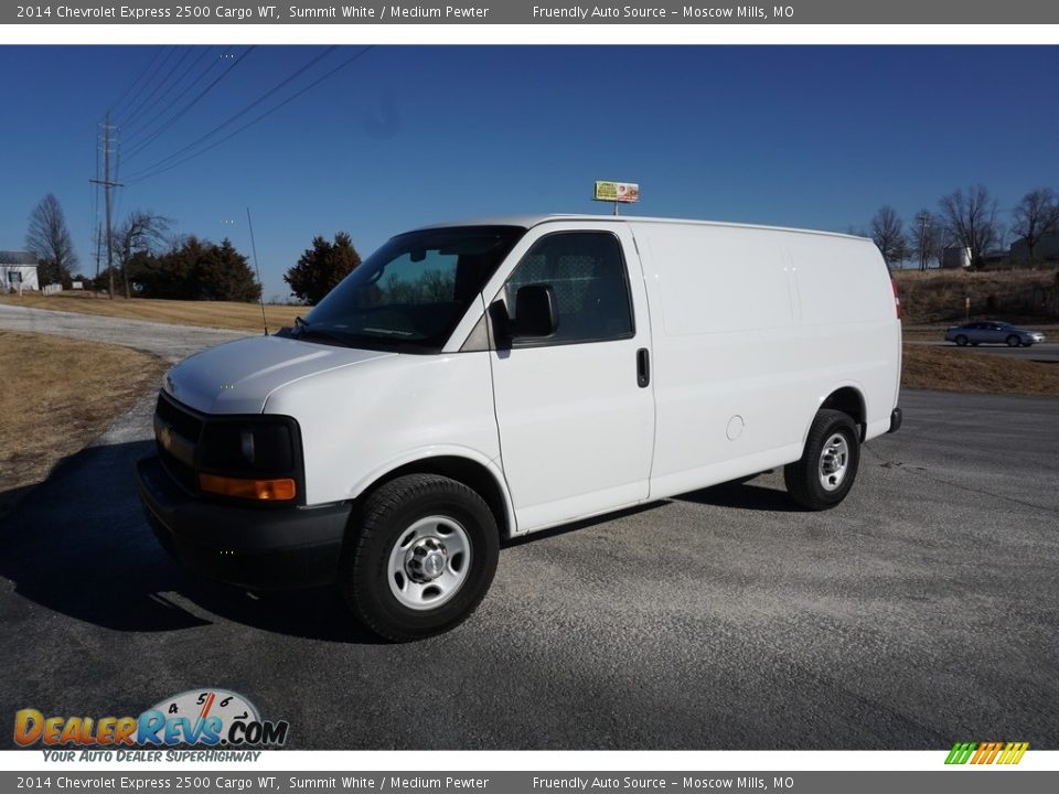 2014 Chevrolet Express 2500 Cargo WT Summit White / Medium Pewter Photo #19