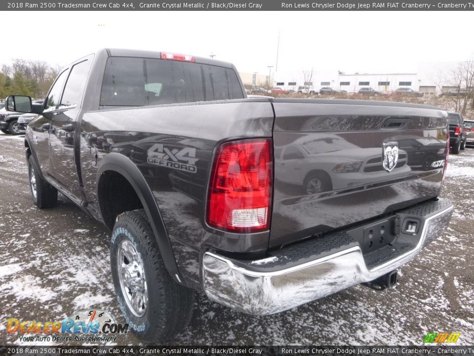 2018 Ram 2500 Tradesman Crew Cab 4x4 Granite Crystal Metallic / Black/Diesel Gray Photo #2