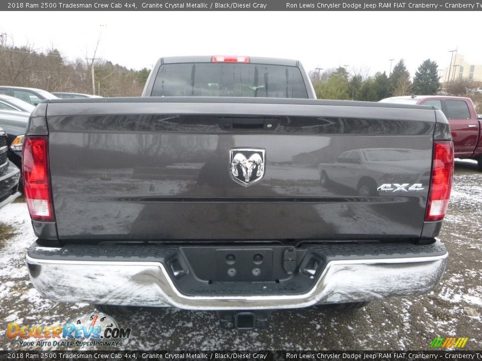 2018 Ram 2500 Tradesman Crew Cab 4x4 Granite Crystal Metallic / Black/Diesel Gray Photo #3