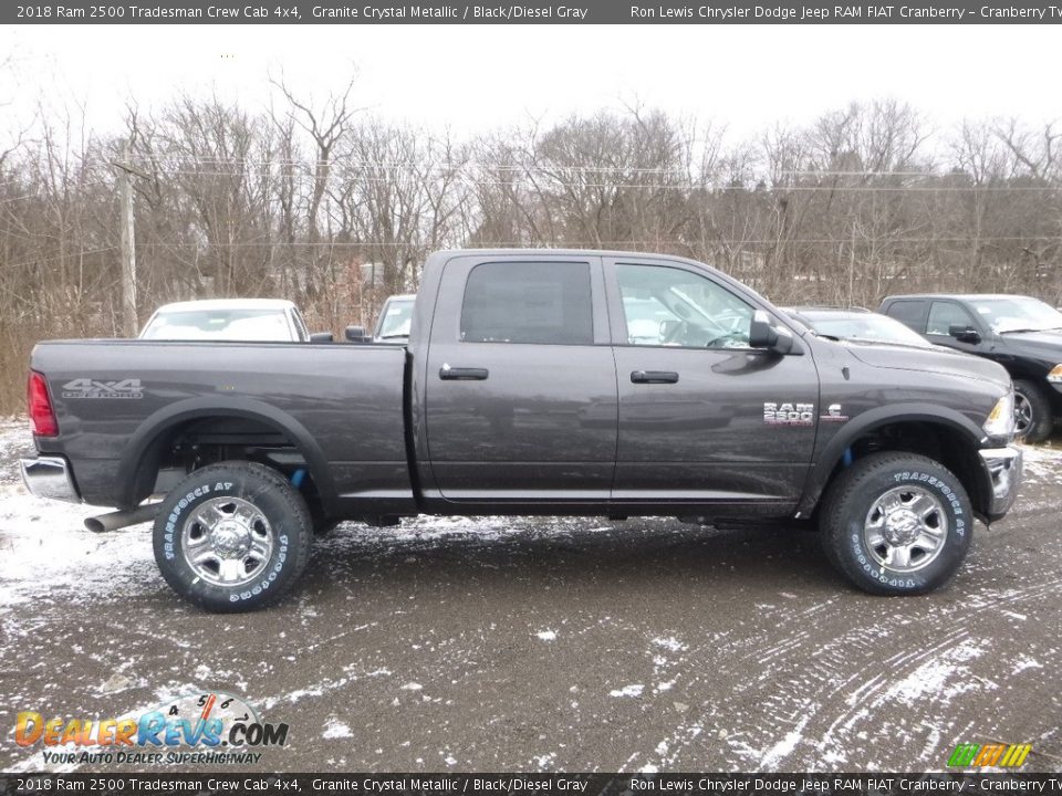 2018 Ram 2500 Tradesman Crew Cab 4x4 Granite Crystal Metallic / Black/Diesel Gray Photo #5