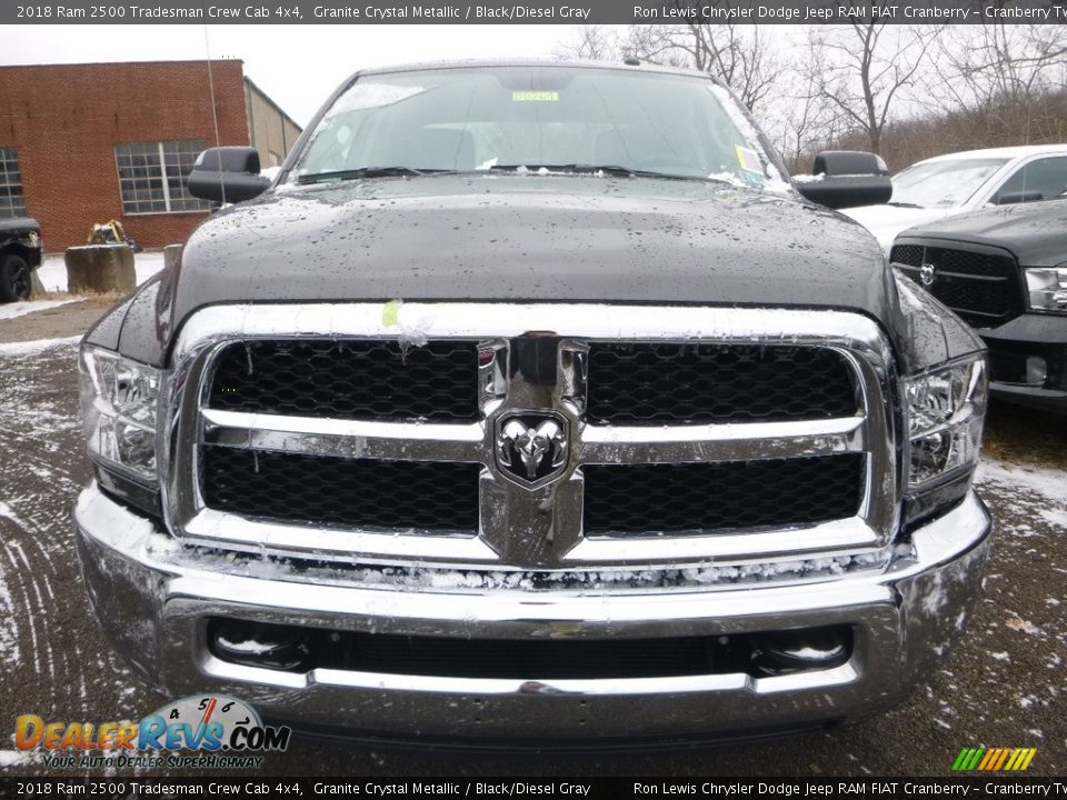 2018 Ram 2500 Tradesman Crew Cab 4x4 Granite Crystal Metallic / Black/Diesel Gray Photo #7