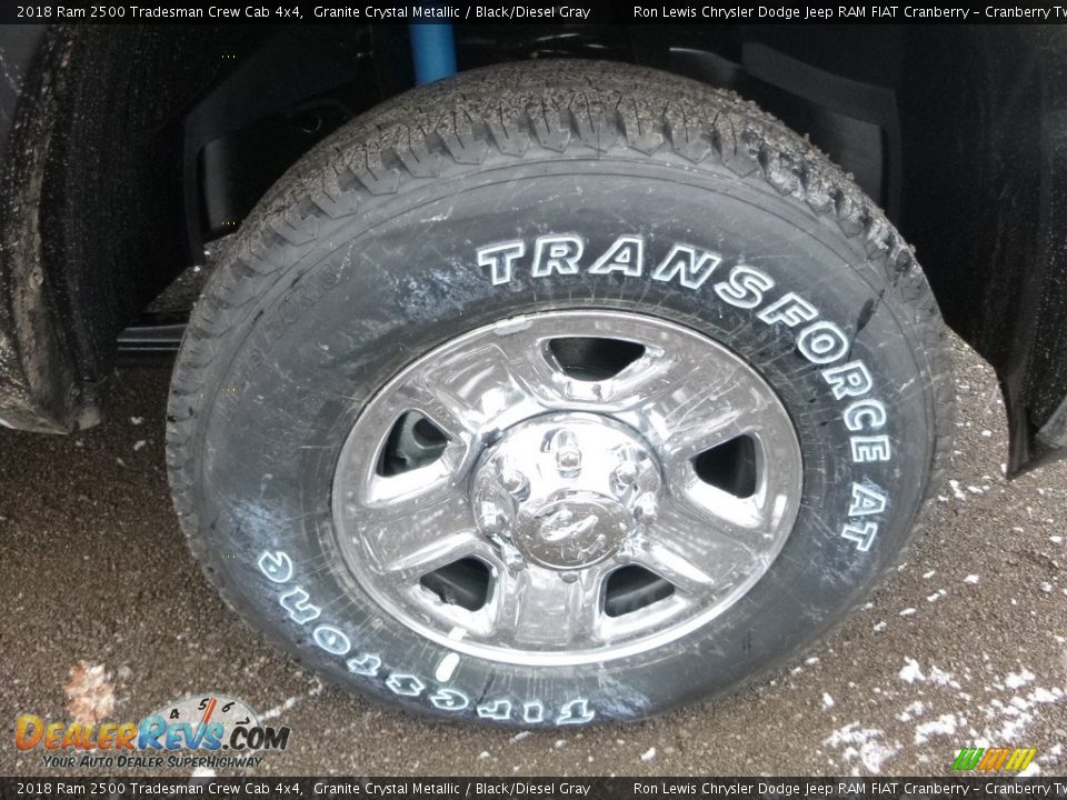 2018 Ram 2500 Tradesman Crew Cab 4x4 Granite Crystal Metallic / Black/Diesel Gray Photo #8