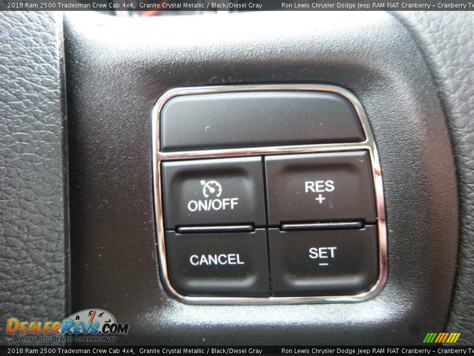 2018 Ram 2500 Tradesman Crew Cab 4x4 Granite Crystal Metallic / Black/Diesel Gray Photo #17