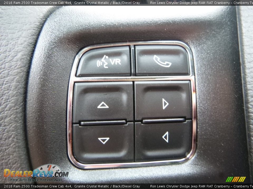 2018 Ram 2500 Tradesman Crew Cab 4x4 Granite Crystal Metallic / Black/Diesel Gray Photo #18