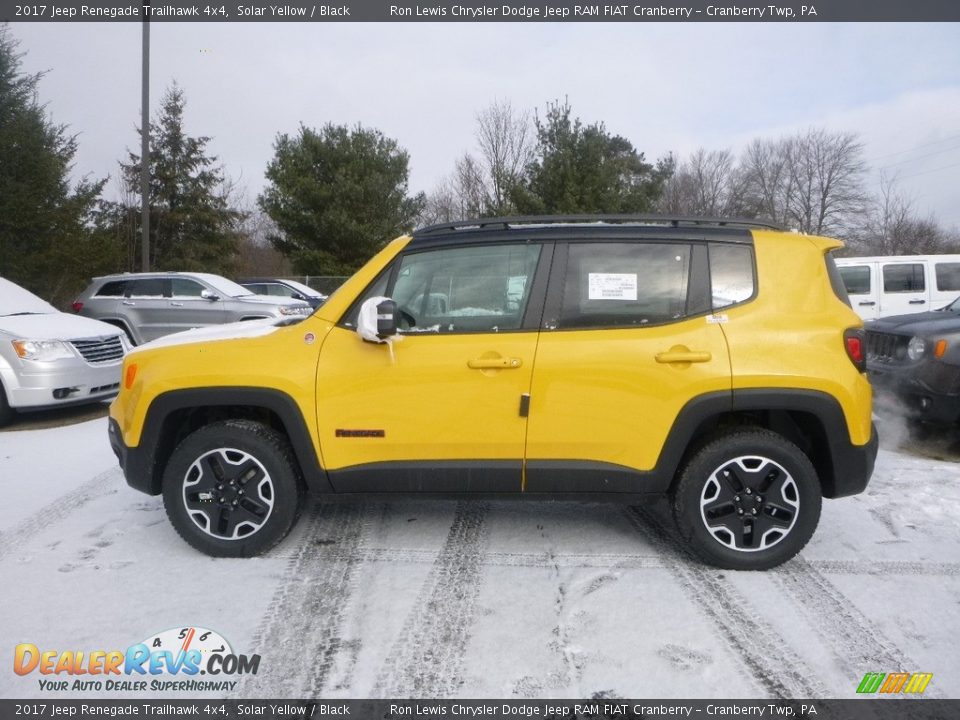 2017 Jeep Renegade Trailhawk 4x4 Solar Yellow / Black Photo #2