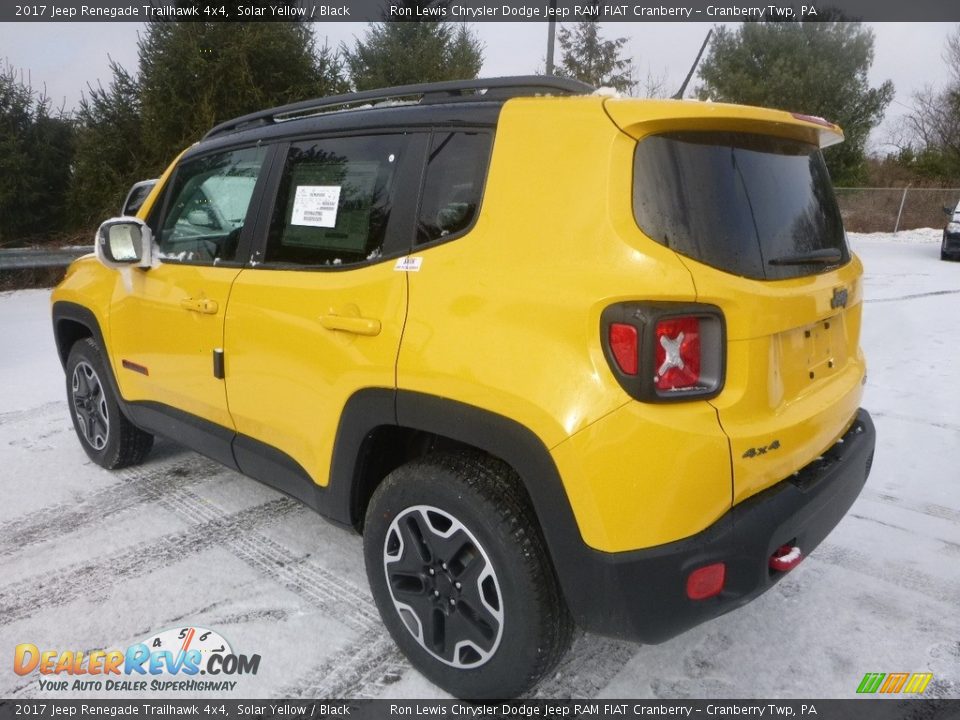 2017 Jeep Renegade Trailhawk 4x4 Solar Yellow / Black Photo #3