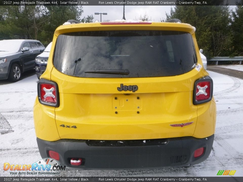 2017 Jeep Renegade Trailhawk 4x4 Solar Yellow / Black Photo #4