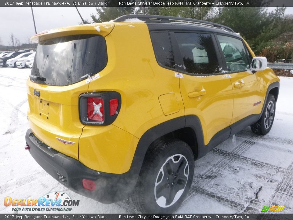 2017 Jeep Renegade Trailhawk 4x4 Solar Yellow / Black Photo #5