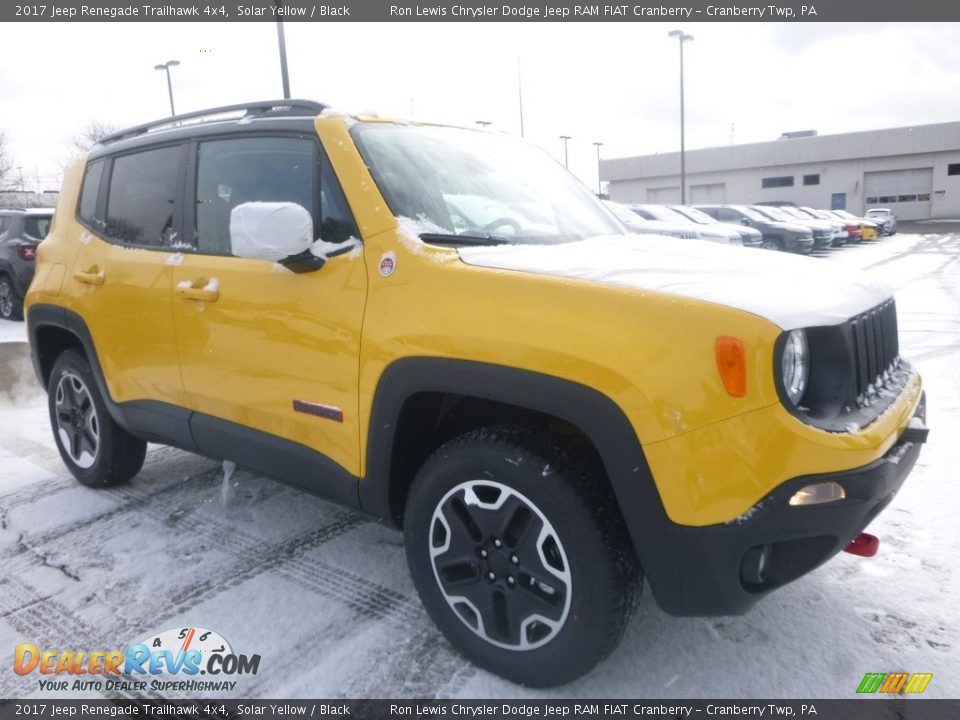 2017 Jeep Renegade Trailhawk 4x4 Solar Yellow / Black Photo #7