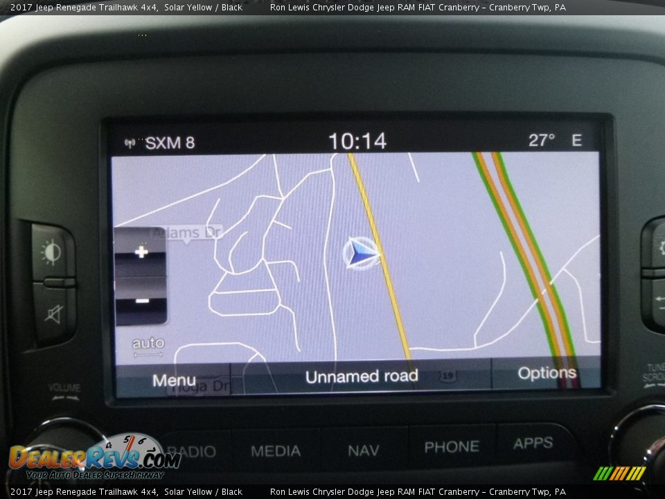 2017 Jeep Renegade Trailhawk 4x4 Solar Yellow / Black Photo #16