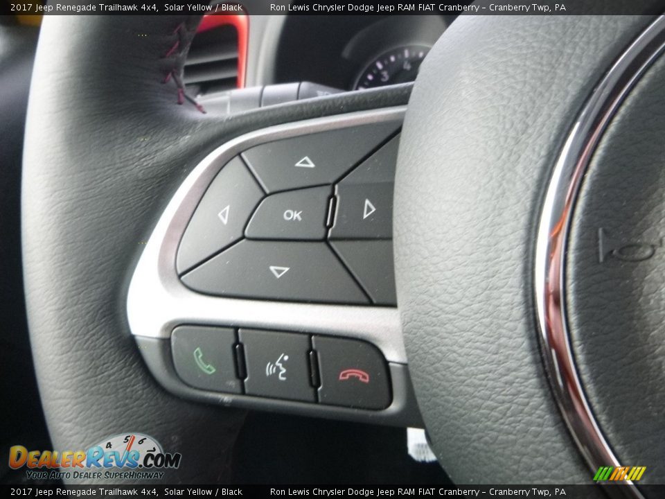 2017 Jeep Renegade Trailhawk 4x4 Solar Yellow / Black Photo #20
