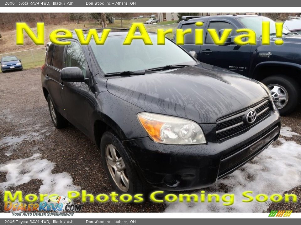 2006 Toyota RAV4 4WD Black / Ash Photo #1