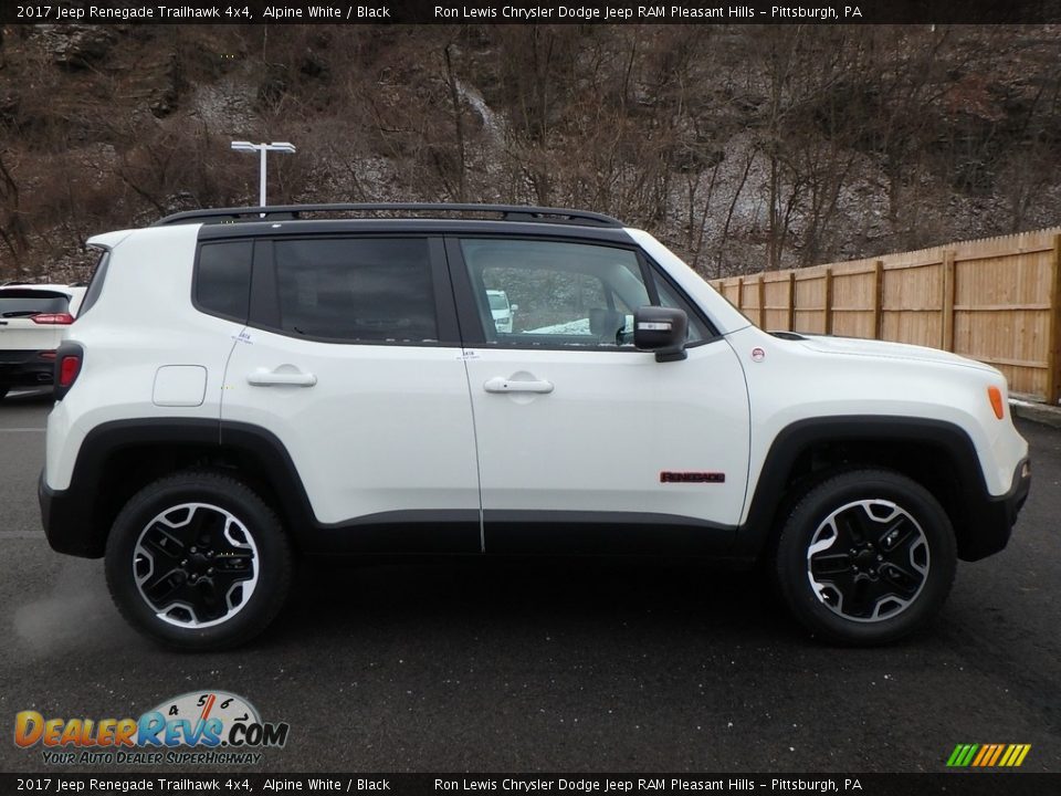 2017 Jeep Renegade Trailhawk 4x4 Alpine White / Black Photo #6