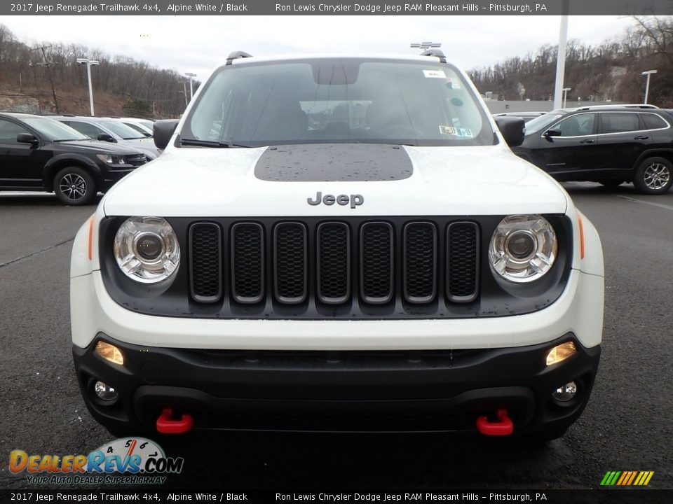 2017 Jeep Renegade Trailhawk 4x4 Alpine White / Black Photo #8